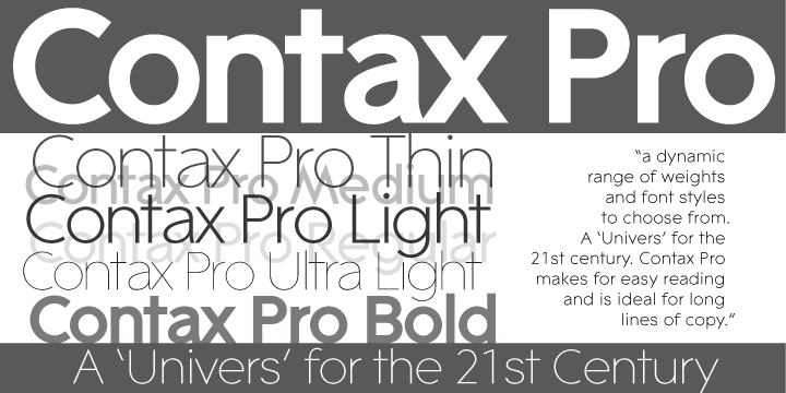 Contax Pro 75 Bold